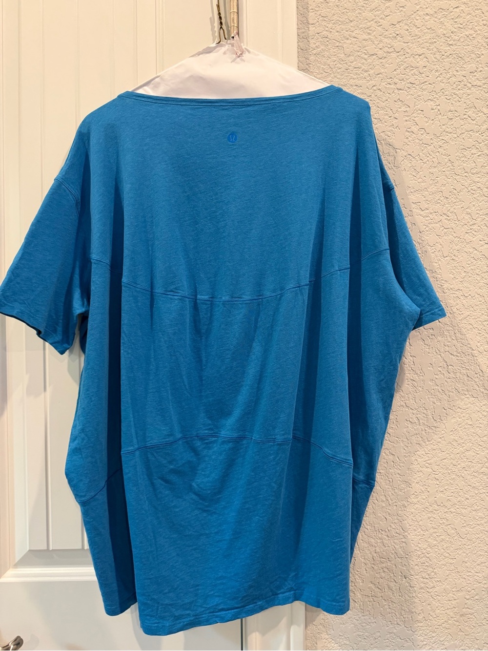 Oversized Turquoise Blue Tee - Picture 2 of 3